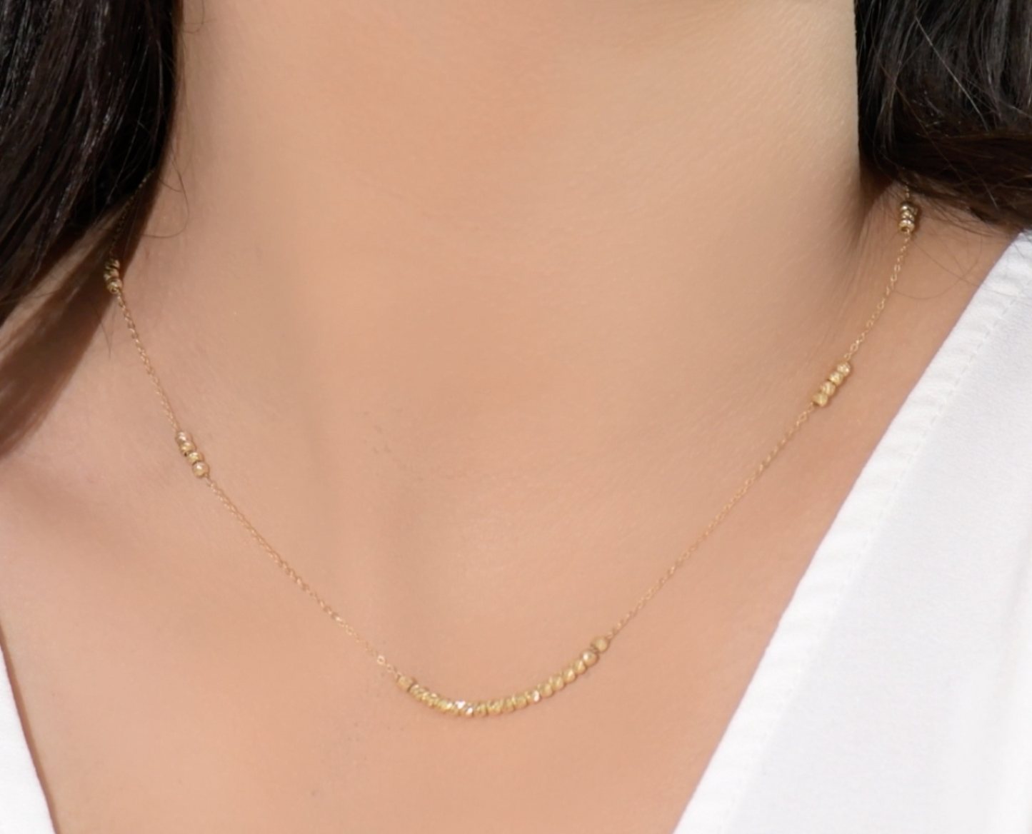 Collier en Or 18k Boules Séparer